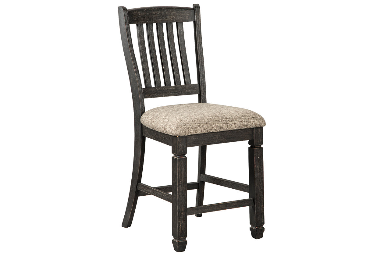 Tyler Creek Black/Grayish Brown Counter Height Barstool, Set of 2 - D736-124 - Bien Home Furniture & Electronics