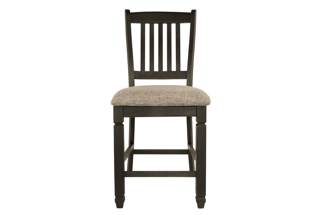 Tyler Creek Black/Grayish Brown Counter Height Barstool, Set of 2 - D736-124 - Bien Home Furniture & Electronics