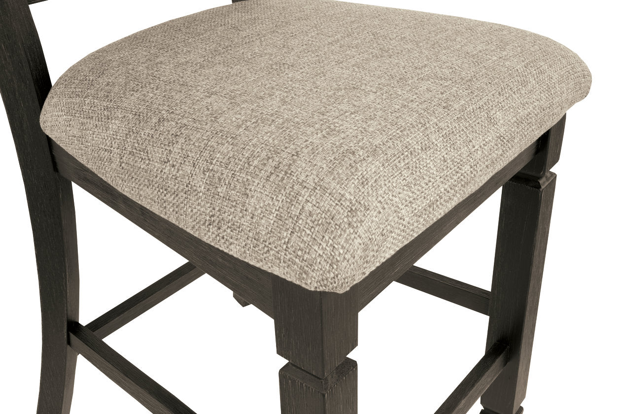 Tyler Creek Black/Grayish Brown Counter Height Barstool, Set of 2 - D736-124 - Bien Home Furniture & Electronics