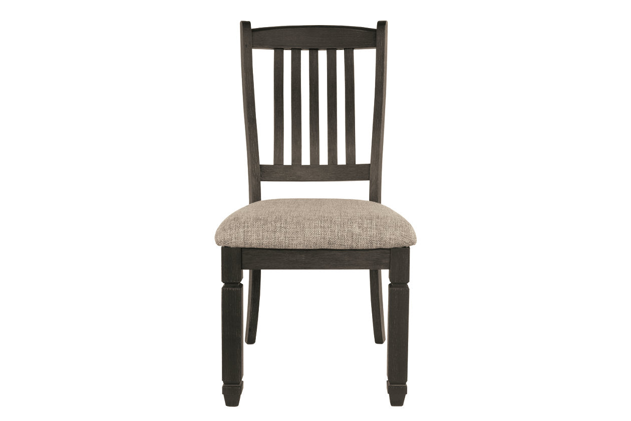 Tyler Creek Black/Grayish Brown Dining Chair, Set of 2 - D736-01 - Bien Home Furniture & Electronics