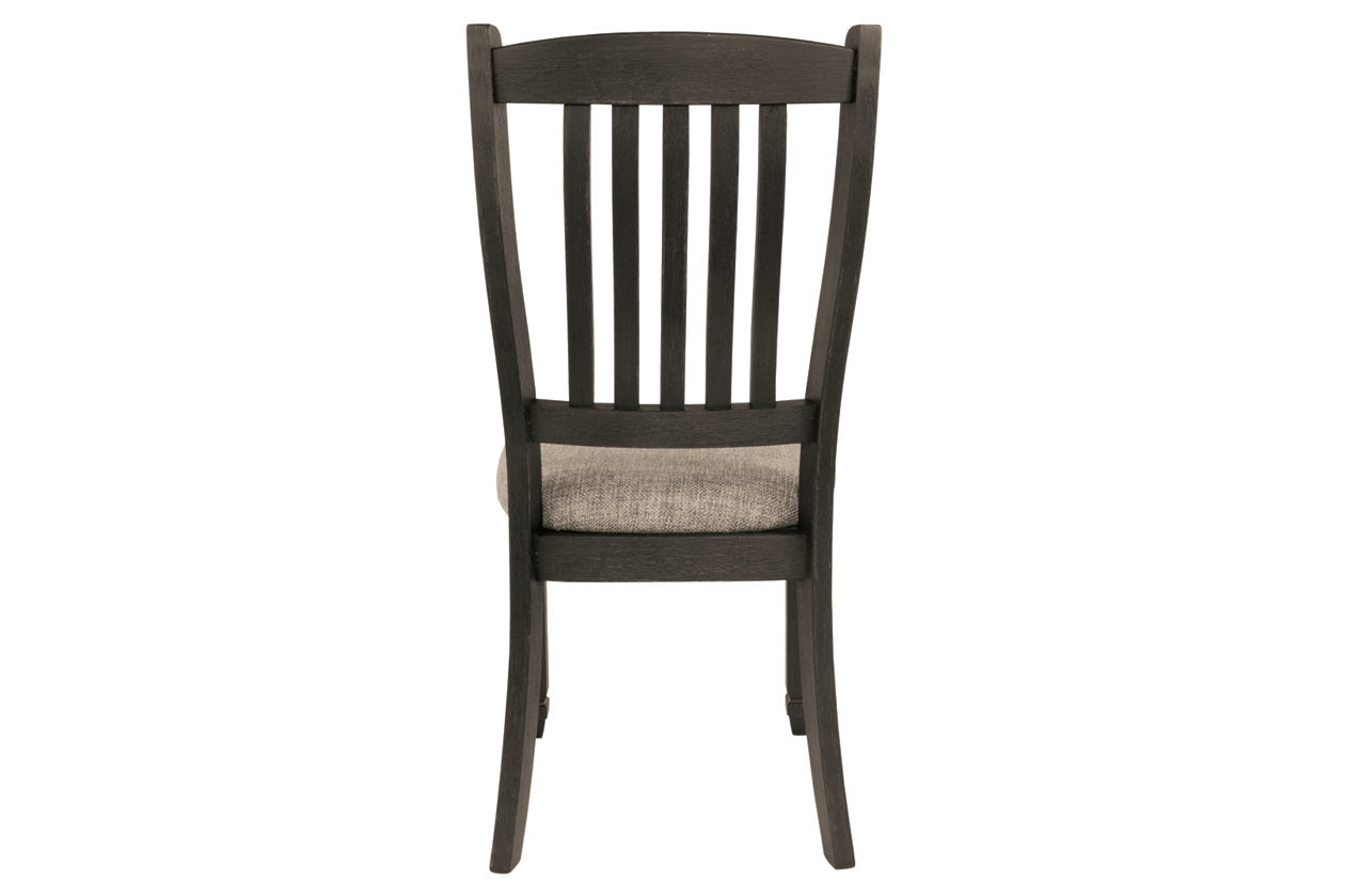 Tyler Creek Black/Grayish Brown Dining Chair, Set of 2 - D736-01 - Bien Home Furniture & Electronics