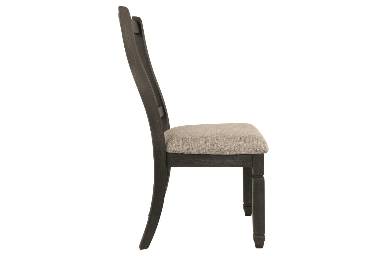 Tyler Creek Black/Grayish Brown Dining Chair, Set of 2 - D736-01 - Bien Home Furniture & Electronics