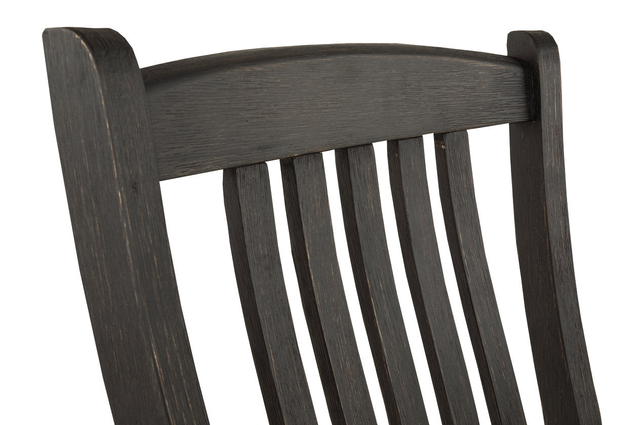 Tyler Creek Black/Grayish Brown Dining Chair, Set of 2 - D736-01 - Bien Home Furniture & Electronics