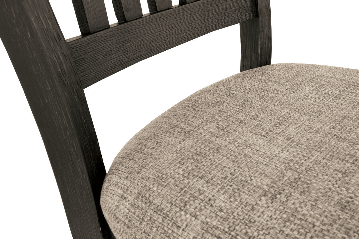 Tyler Creek Black/Grayish Brown Dining Chair, Set of 2 - D736-01 - Bien Home Furniture & Electronics