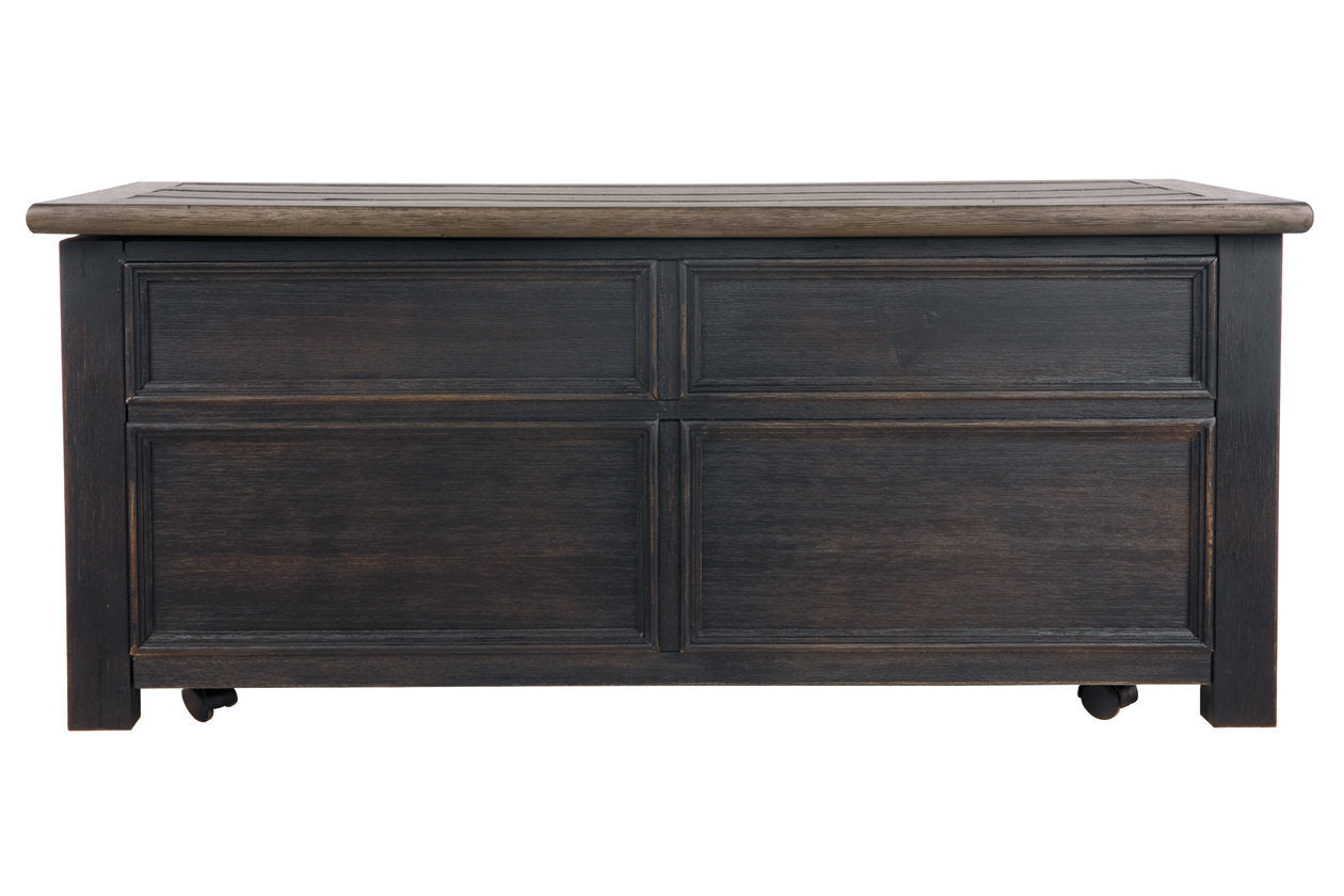 Tyler Creek Grayish Brown/Black Coffee Table with Lift Top - T736-20 - Bien Home Furniture & Electronics