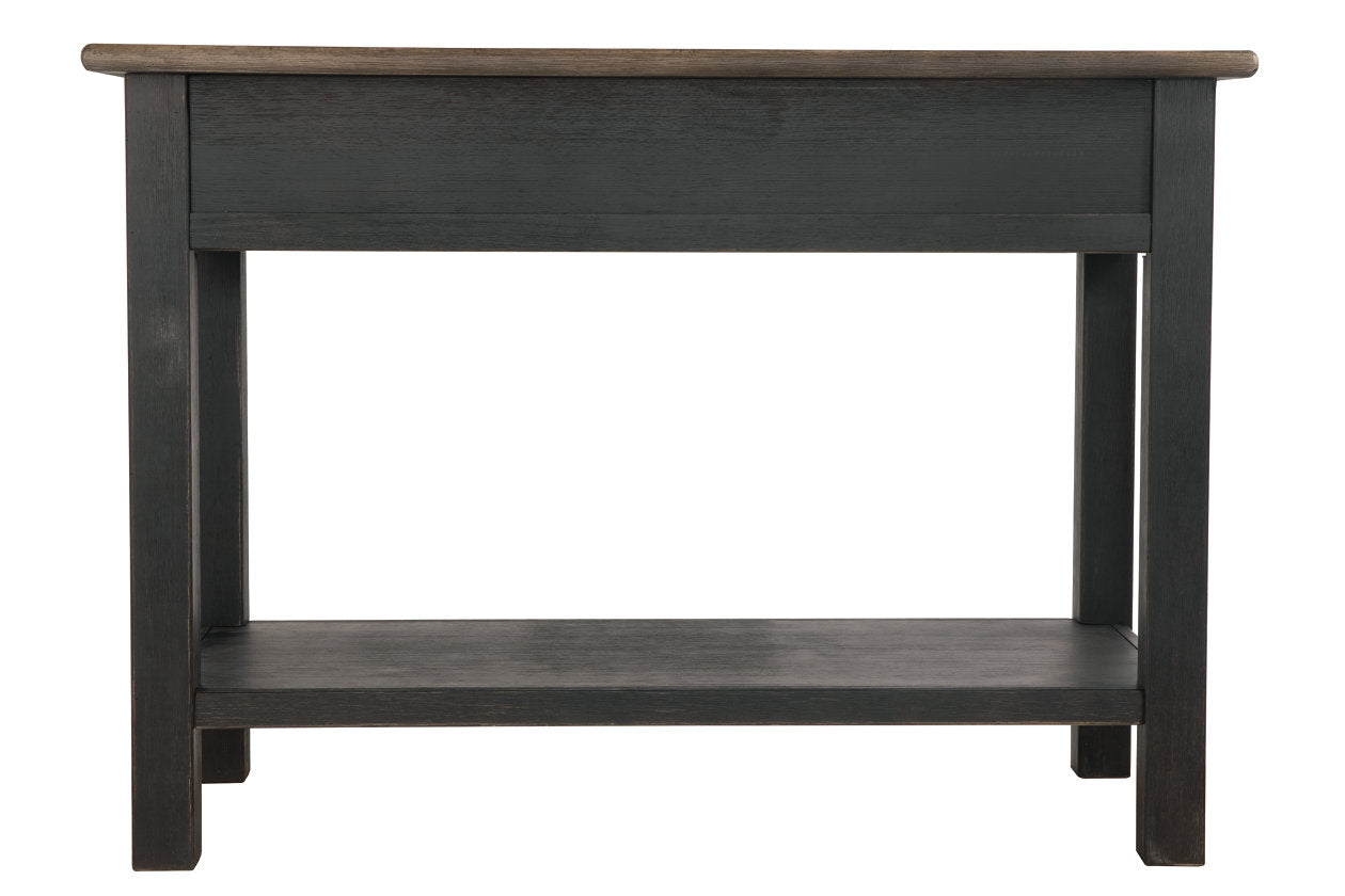 Tyler Creek Grayish Brown/Black Sofa/Console Table - T736-4 - Bien Home Furniture & Electronics