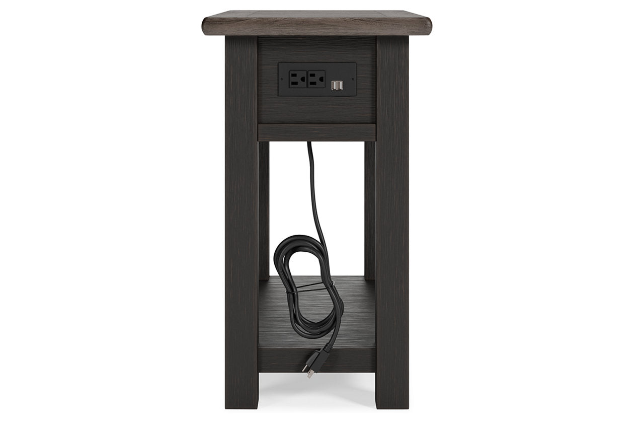 Tyler Creek Two-tone Chairside End Table - T736-107 - Bien Home Furniture & Electronics