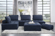 Ulrich Blue Modular 5-Piece Modular Sectional - 9545BU*5 - Bien Home Furniture & Electronics