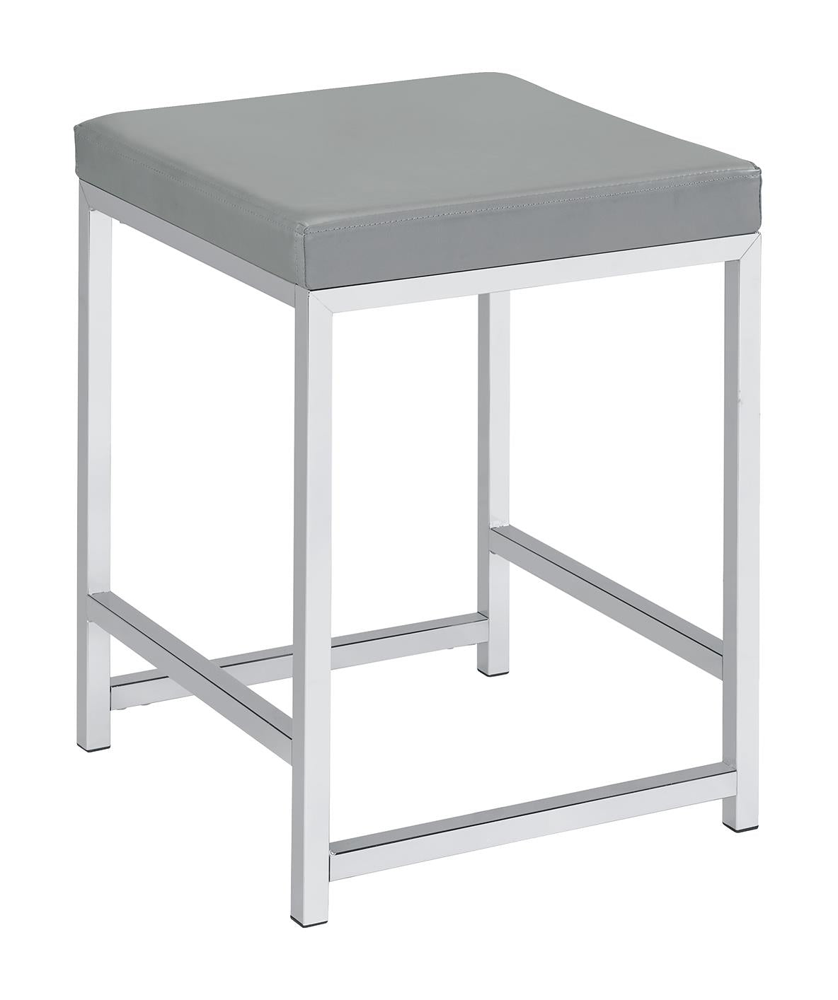 Umbridge Square Padded Cushion Upholstered Vanity Stool - 935933 - Bien Home Furniture & Electronics