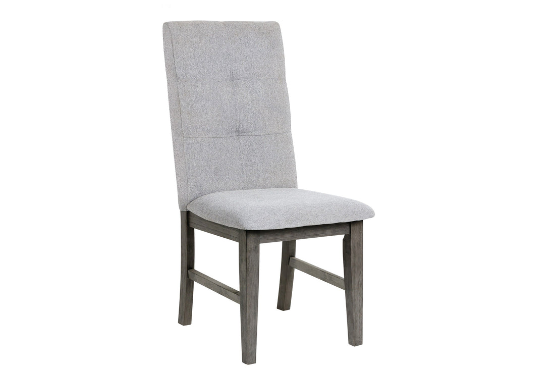 University Gray Side Chair, Set of 2 - 5163S - Bien Home Furniture &amp; Electronics