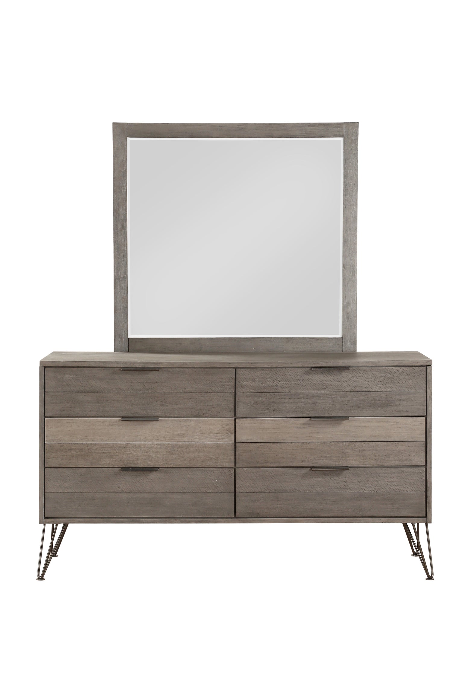 Urbanite Gray Mirror (Mirror Only) - 1604-6 - Bien Home Furniture & Electronics