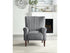 Urielle Dark Gray Velvet Accent Chair - 1047DG-1 - Bien Home Furniture & Electronics