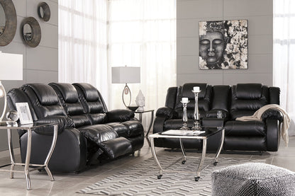 Vacherie Black Reclining Sofa - 7930888 - Bien Home Furniture &amp; Electronics