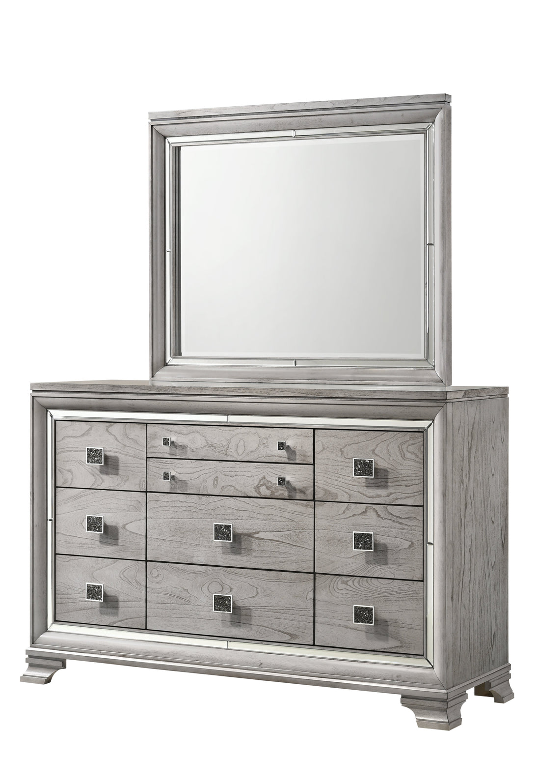 Vail Gray Bedroom Mirror (Mirror Only) - B7200-11 - Bien Home Furniture &amp; Electronics
