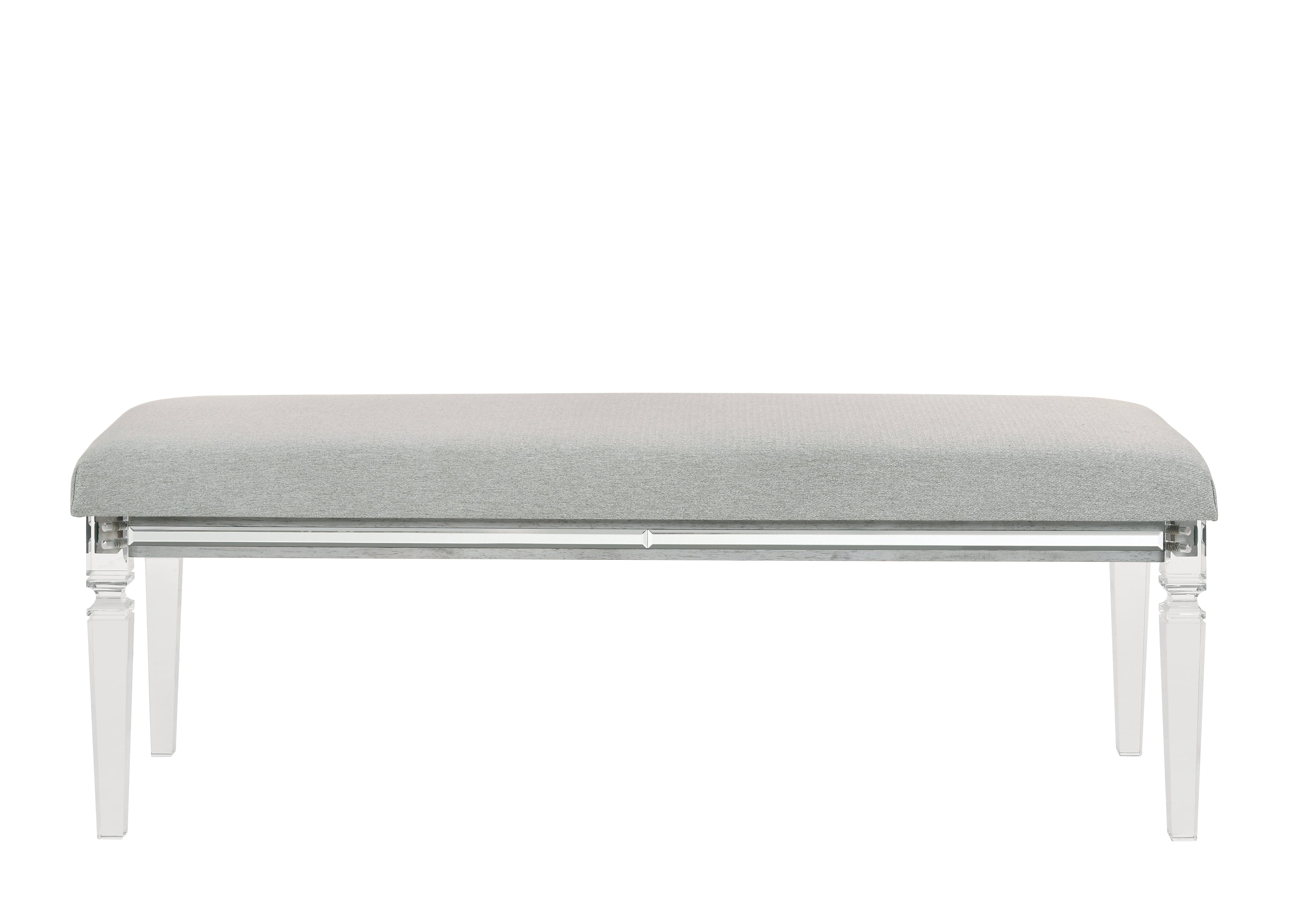 Vail Gray LED Upholstered Panel Bedroom Set - SET | B7200-K-HB | B7200-K-FB | B7200-KQ-RAIL | B7200-1 | B7200-11 | B7200-2 | B7200-4 - Bien Home Furniture & Electronics