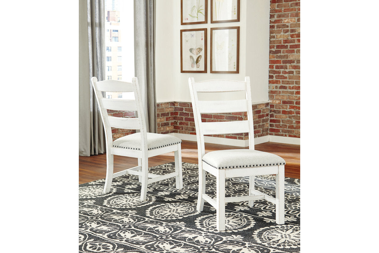 Valebeck Beige/White Dining Chair, Set of 2 - D546-01 - Bien Home Furniture & Electronics