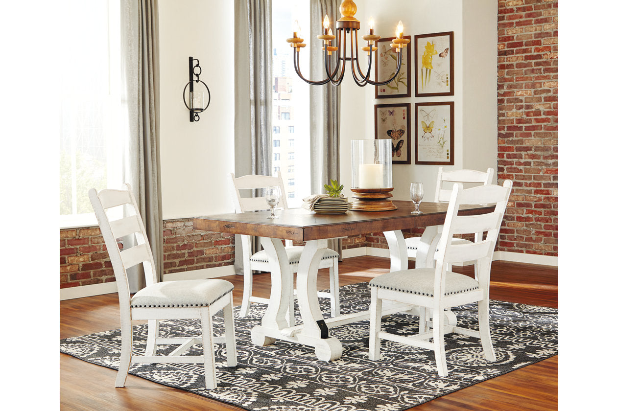 Valebeck Beige/White Dining Chair, Set of 2 - D546-01 - Bien Home Furniture & Electronics