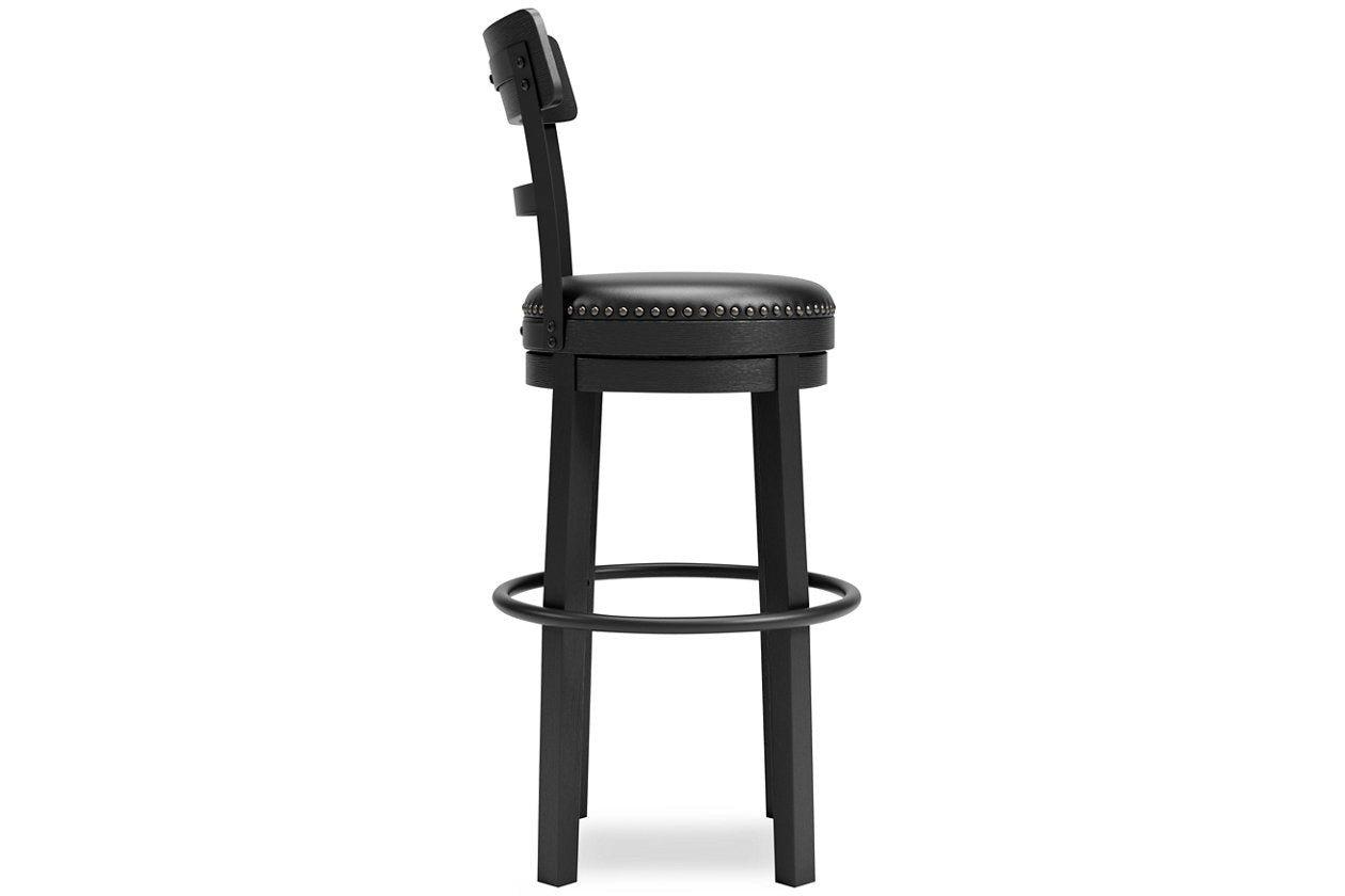 Valebeck Black Bar Height Barstool - D546-630 - Bien Home Furniture & Electronics