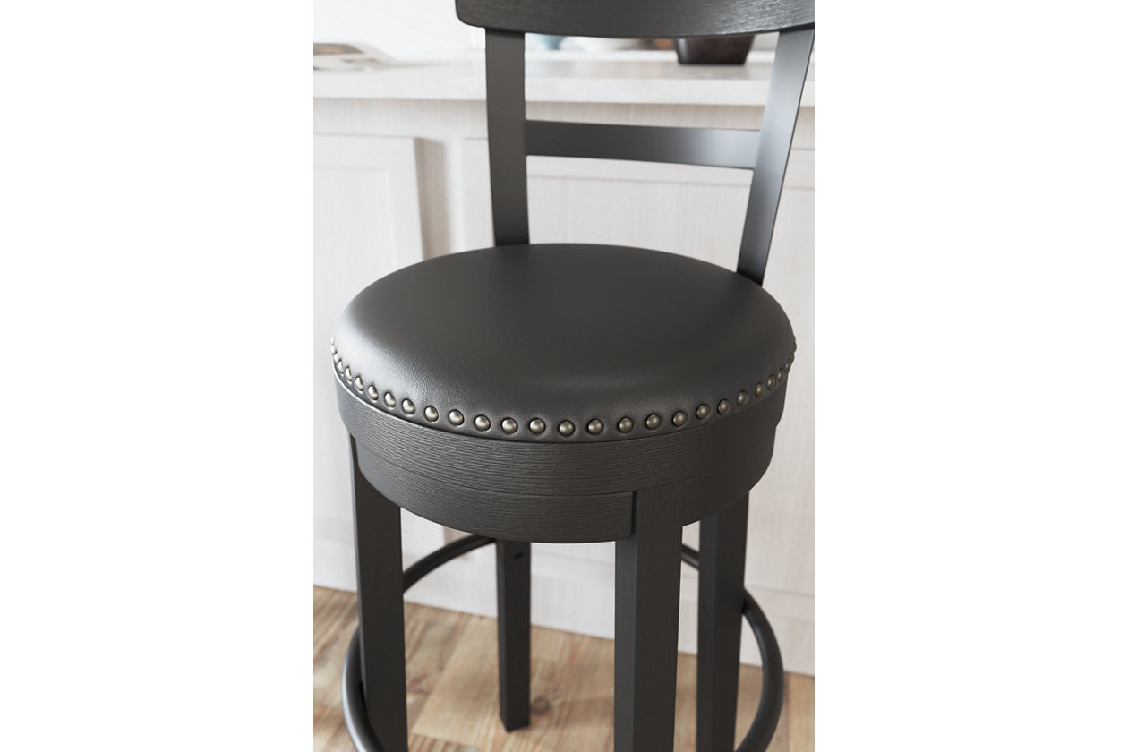 Valebeck Black Bar Height Barstool - D546-630 - Bien Home Furniture & Electronics