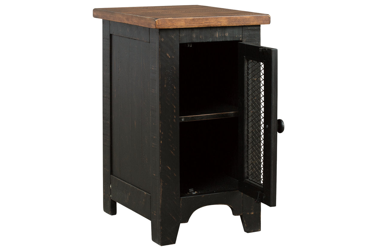 Valebeck Black/Brown Chairside End Table - T468-7 - Bien Home Furniture & Electronics