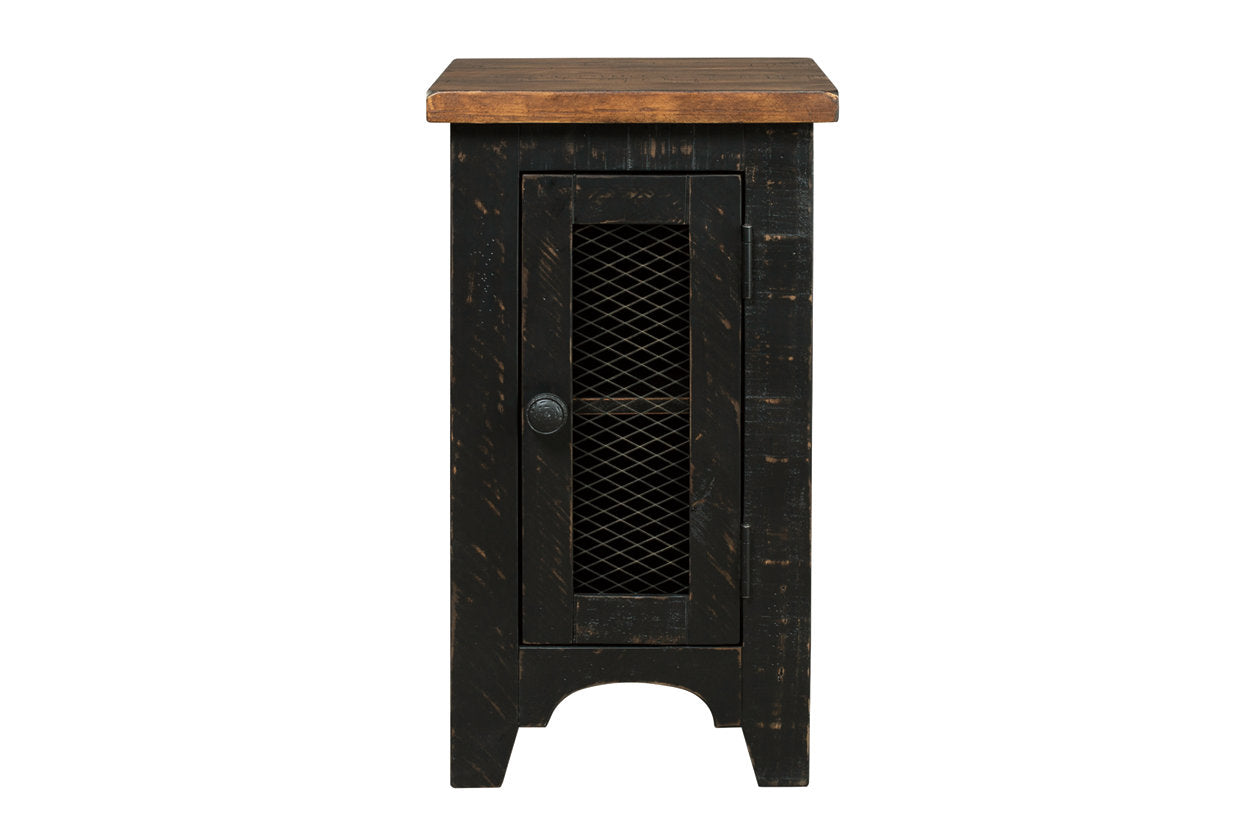 Valebeck Black/Brown Chairside End Table - T468-7 - Bien Home Furniture & Electronics