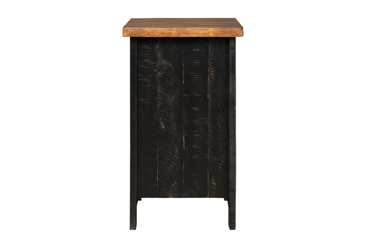 Valebeck Black/Brown Chairside End Table - T468-7 - Bien Home Furniture & Electronics