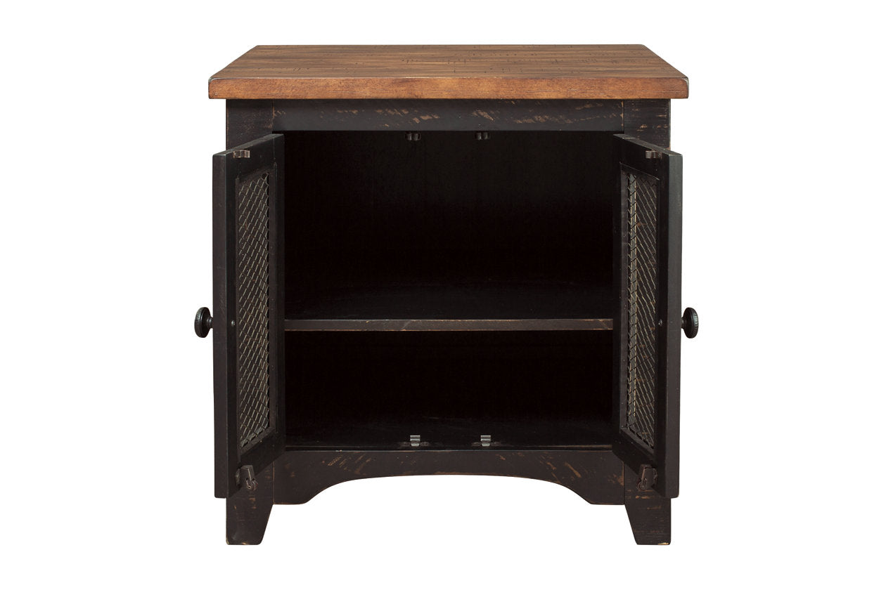 Valebeck Black/Brown End Table - T468-3 - Bien Home Furniture & Electronics