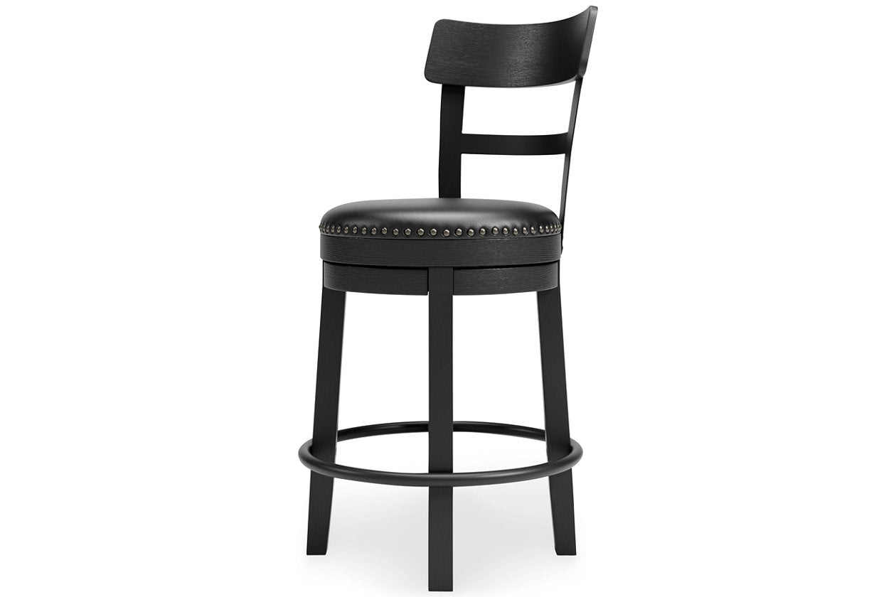 Valebeck Black Counter Height Barstool - D546-624 - Bien Home Furniture & Electronics