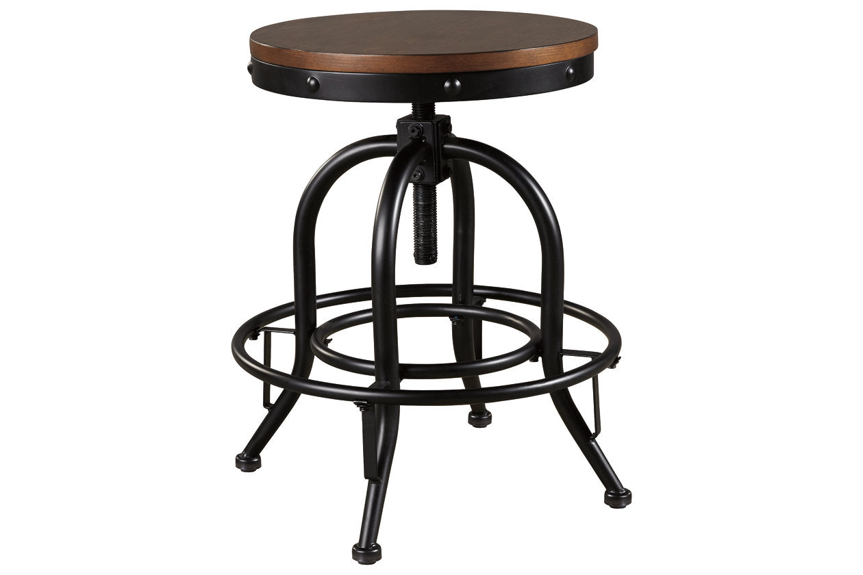 Valebeck Brown/Black Counter Height Barstool, Set of 2 - D546-224 - Bien Home Furniture & Electronics