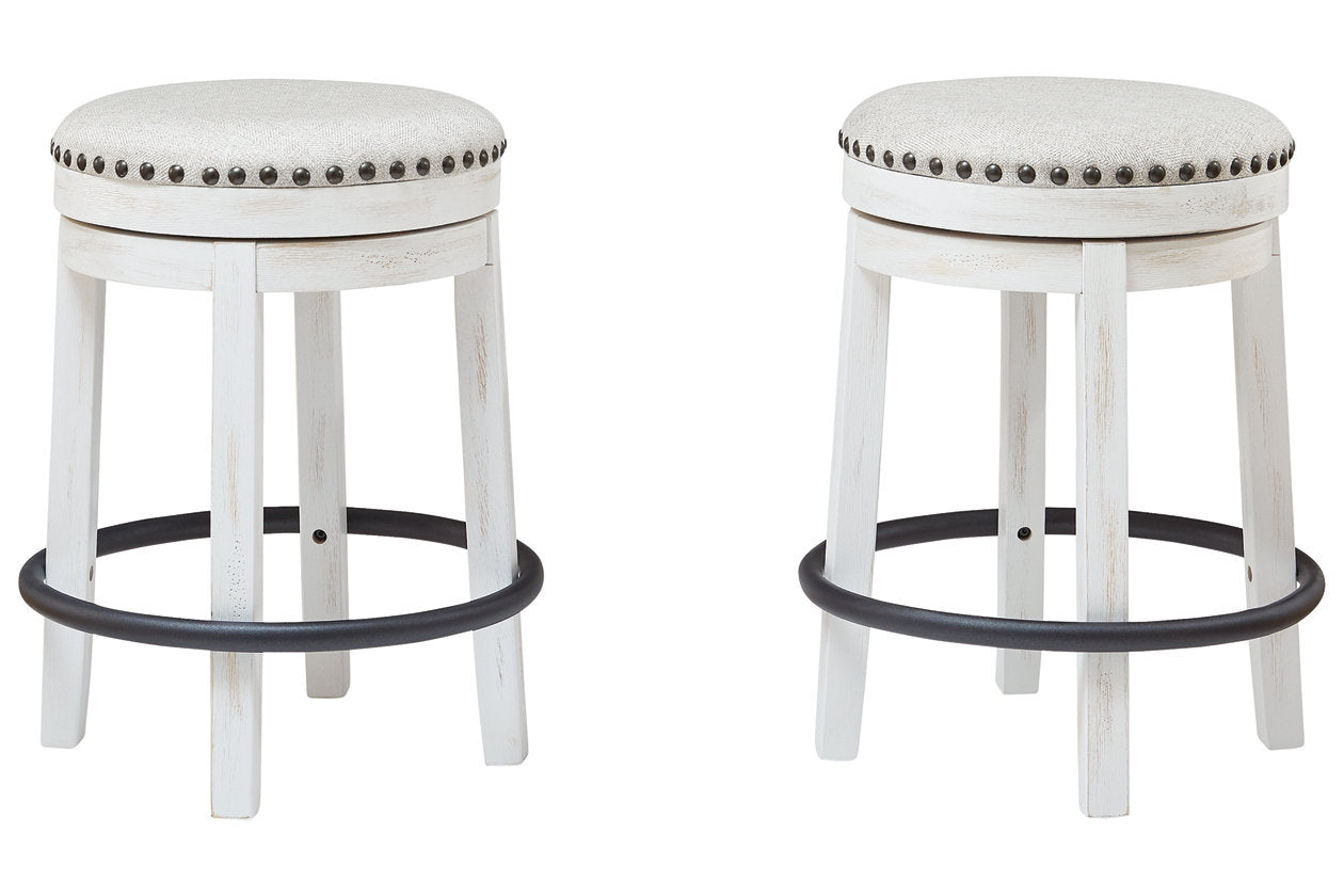 Valebeck White/Black Counter Height Stool - D546-324 - Bien Home Furniture & Electronics