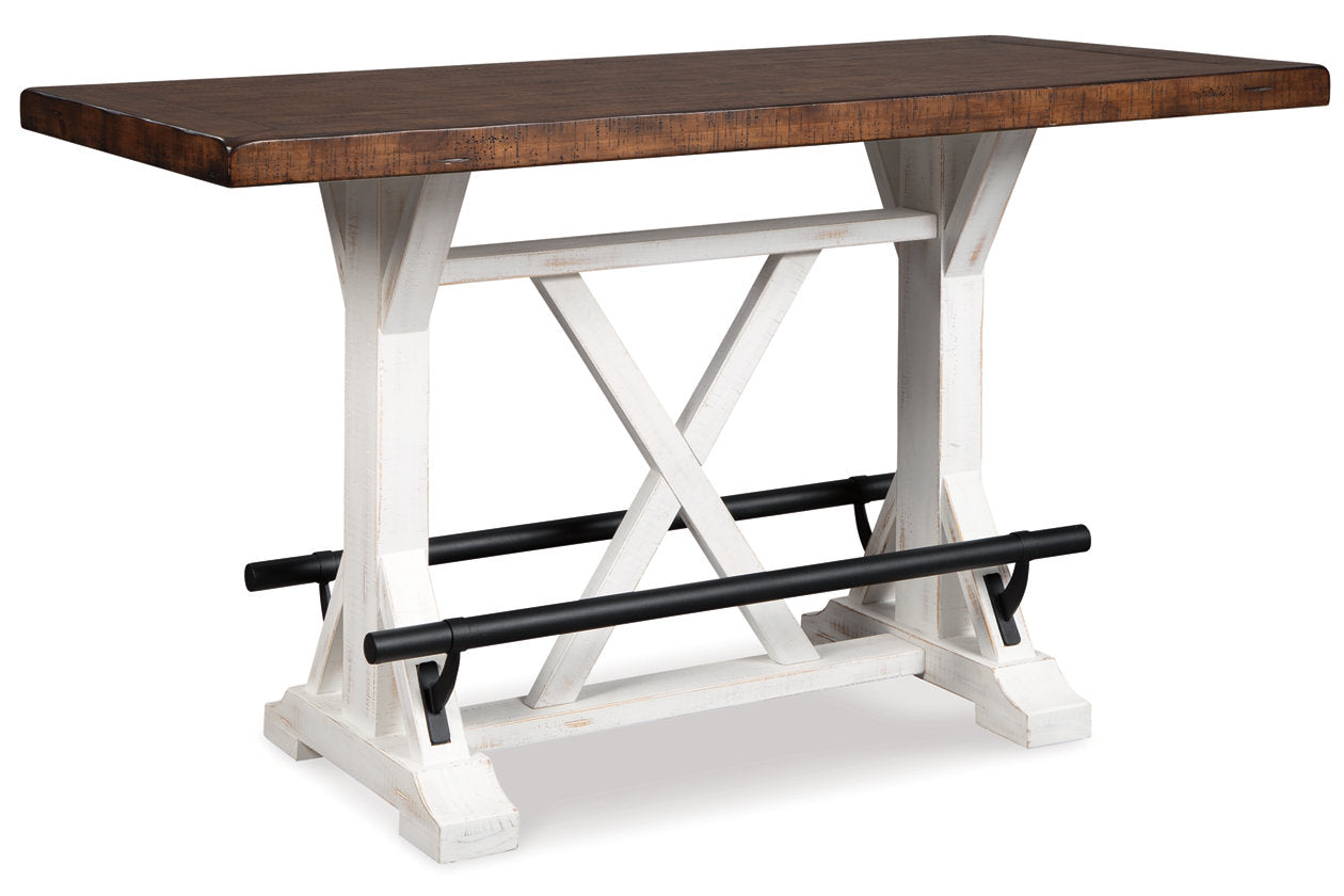 Valebeck White/Brown Counter Height Dining Table - D546-13 - Bien Home Furniture & Electronics