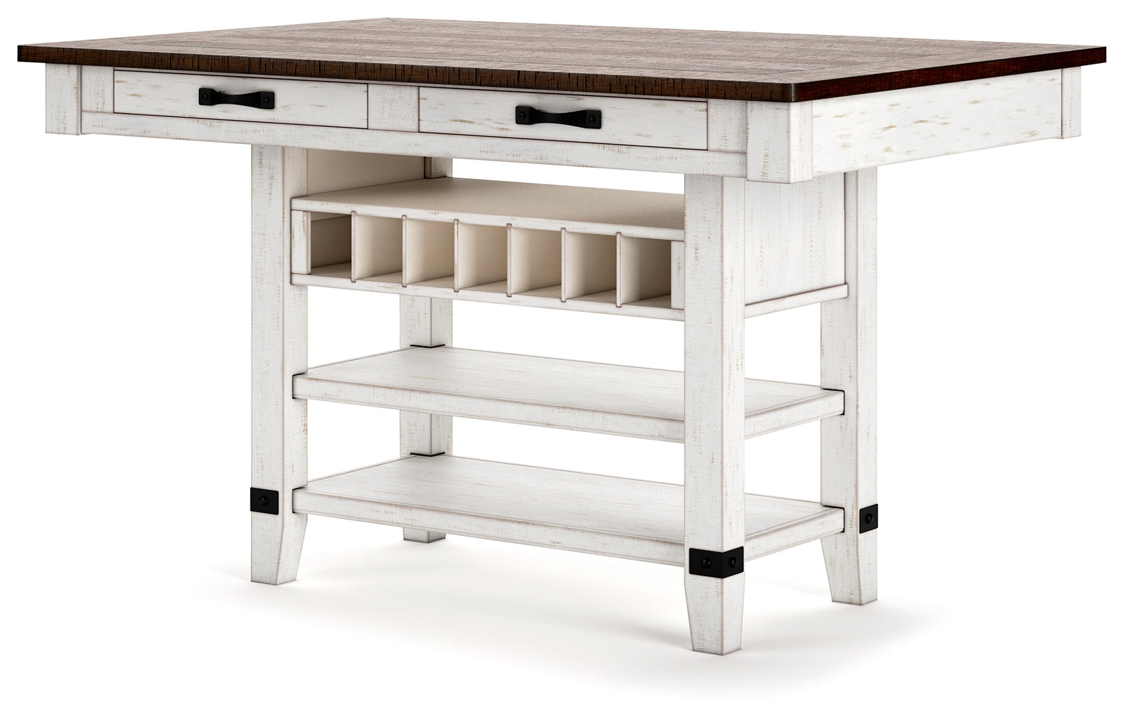 Valebeck White/Brown Counter Height Dining Table - D546-32 - Bien Home Furniture & Electronics