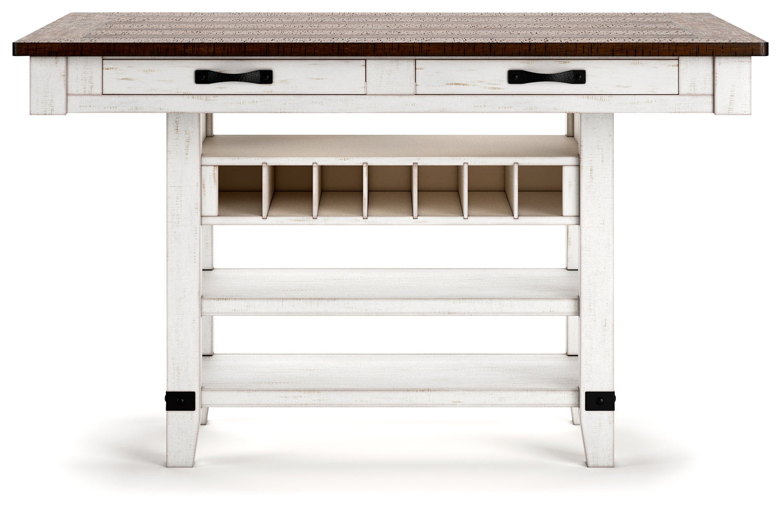 Valebeck White/Brown Counter Height Dining Table - D546-32 - Bien Home Furniture & Electronics