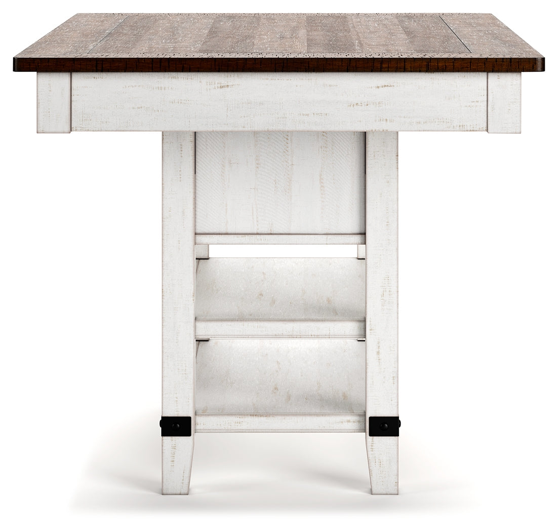 Valebeck White/Brown Counter Height Dining Table - D546-32 - Bien Home Furniture & Electronics