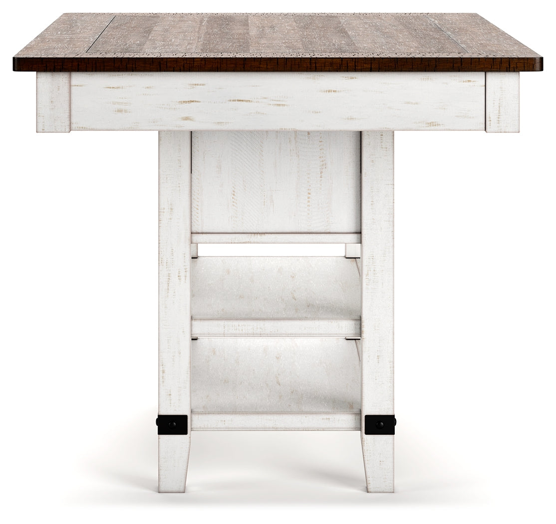 Valebeck White/Brown Counter Height Dining Table - D546-32 - Bien Home Furniture & Electronics