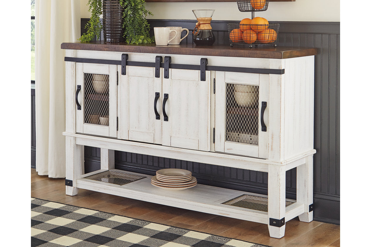 Valebeck White/Brown Dining Server - D546-60 - Bien Home Furniture & Electronics
