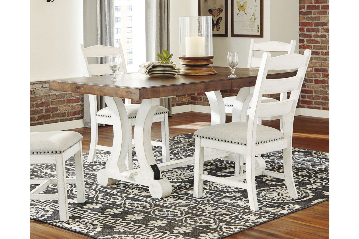 Valebeck White/Brown Dining Table - D546-35 - Bien Home Furniture & Electronics