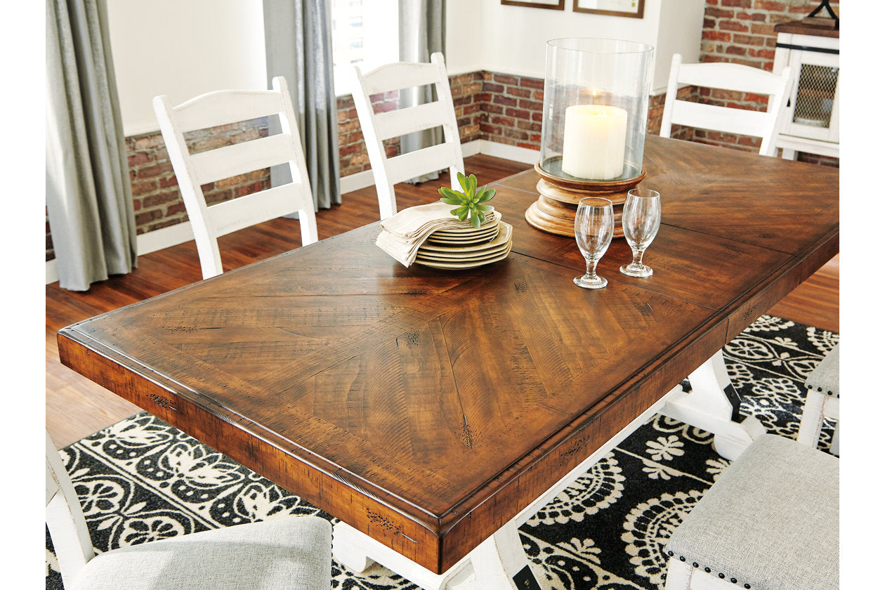 Valebeck White/Brown Dining Table - D546-35 - Bien Home Furniture & Electronics