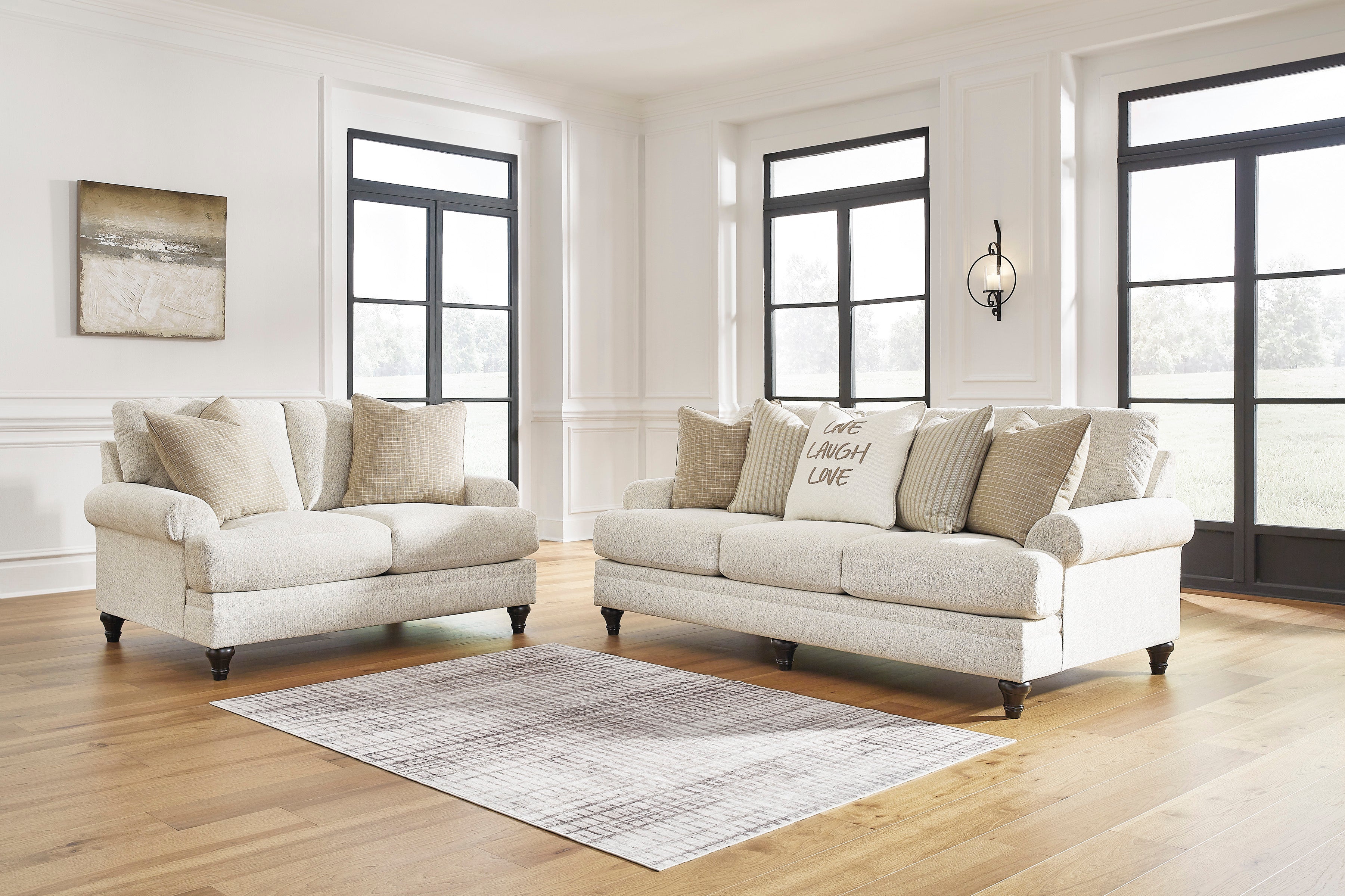 Valerani Sandstone Living Room Set - SET | 3570238 | 3570235 - Bien Home Furniture & Electronics