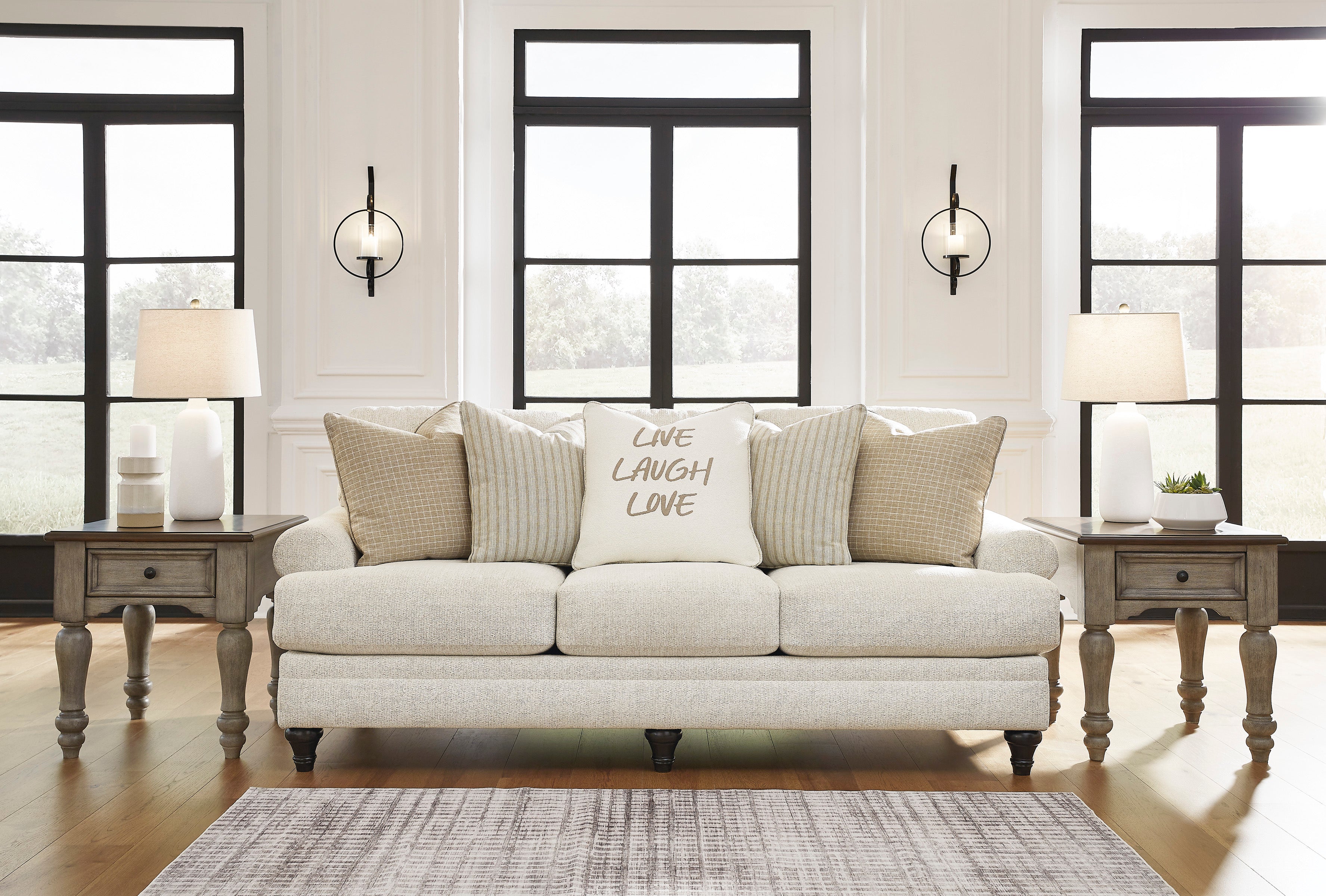 Valerani Sandstone Living Room Set - SET | 3570238 | 3570235 - Bien Home Furniture & Electronics