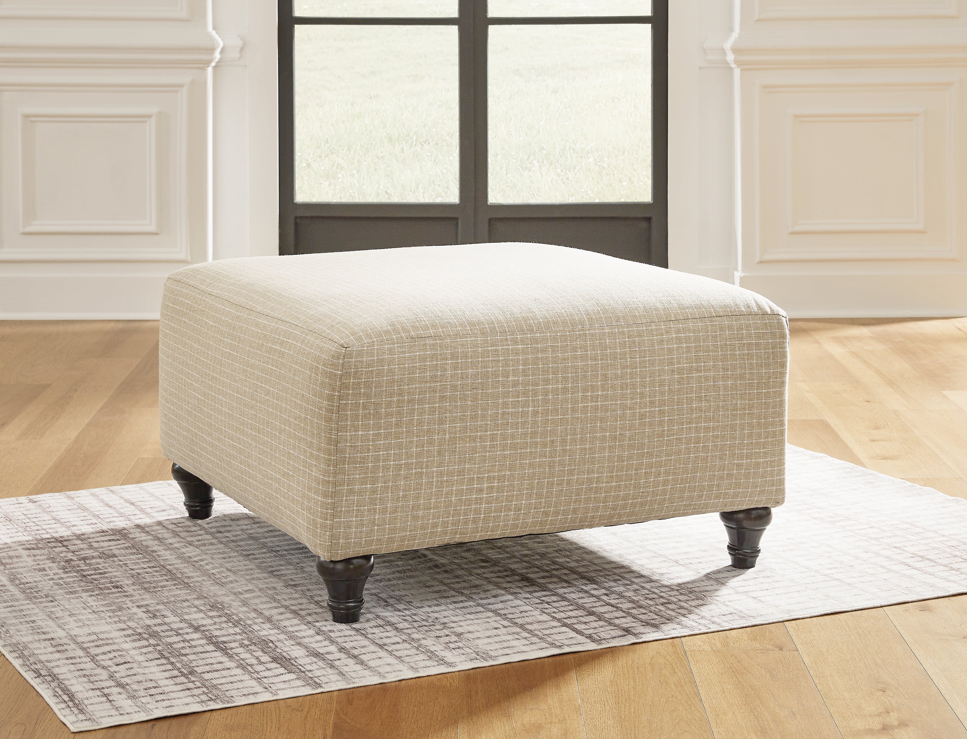 Valerani Sandstone Oversized Accent Ottoman - 3570208 - Bien Home Furniture &amp; Electronics