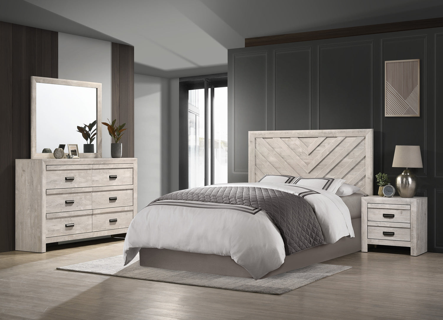 Valor Beige Panel Youth Bedroom Set - SET | B9330-T-HBFB | B9330-FT-RAIL | B9330-2 | B9330-4 - Bien Home Furniture &amp; Electronics