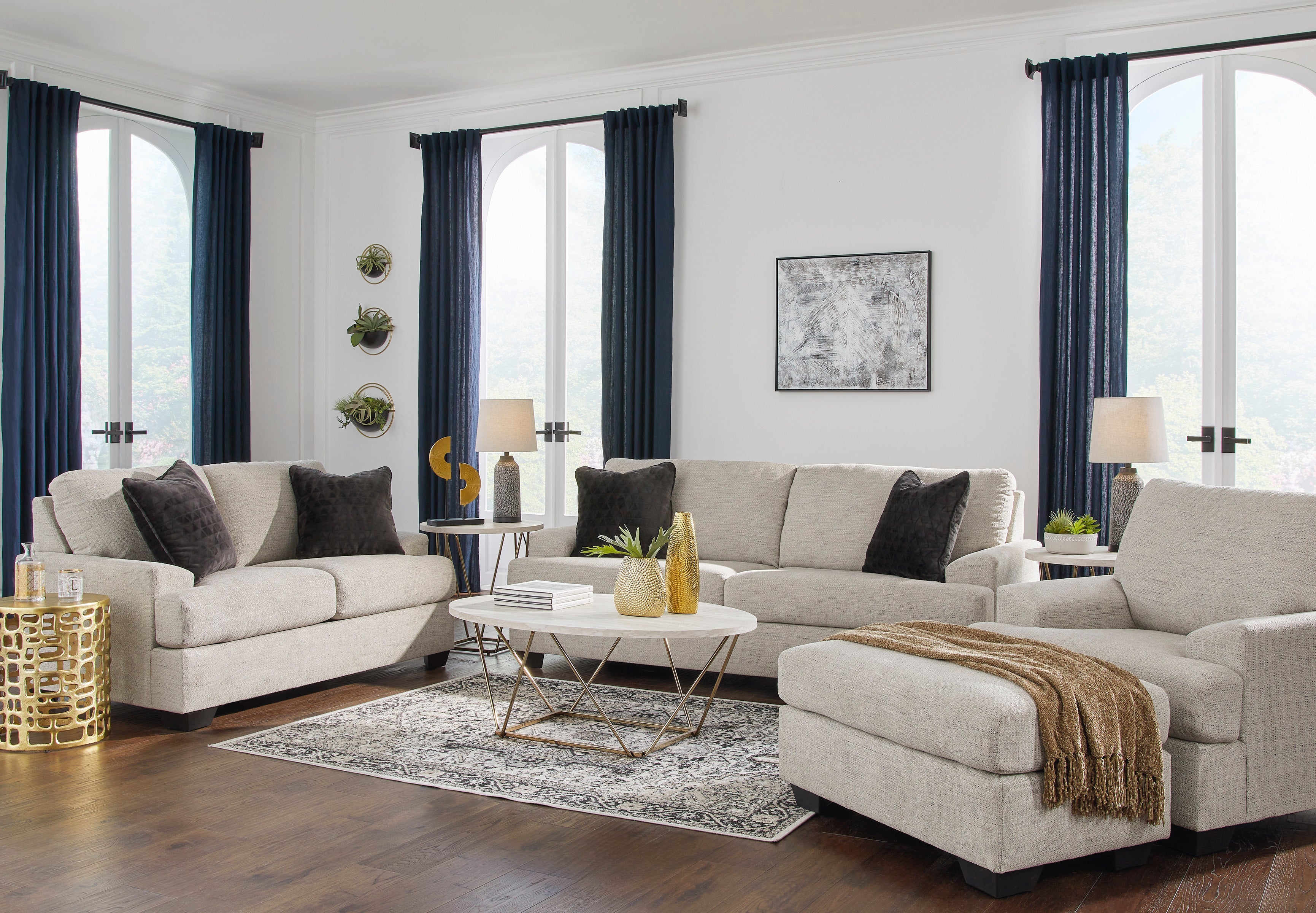 Vayda Pebble Living Room Set - SET | 3310438 | 3310435 - Bien Home Furniture & Electronics