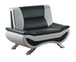 Veloce Black/White Armchair - 8219-1 - Bien Home Furniture & Electronics