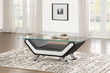 Veloce Black/White Cocktail Table - SET | 8219-30 | 8219-30G - Bien Home Furniture & Electronics