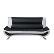 Veloce Black/White Sofa - 8219-3 - Bien Home Furniture & Electronics