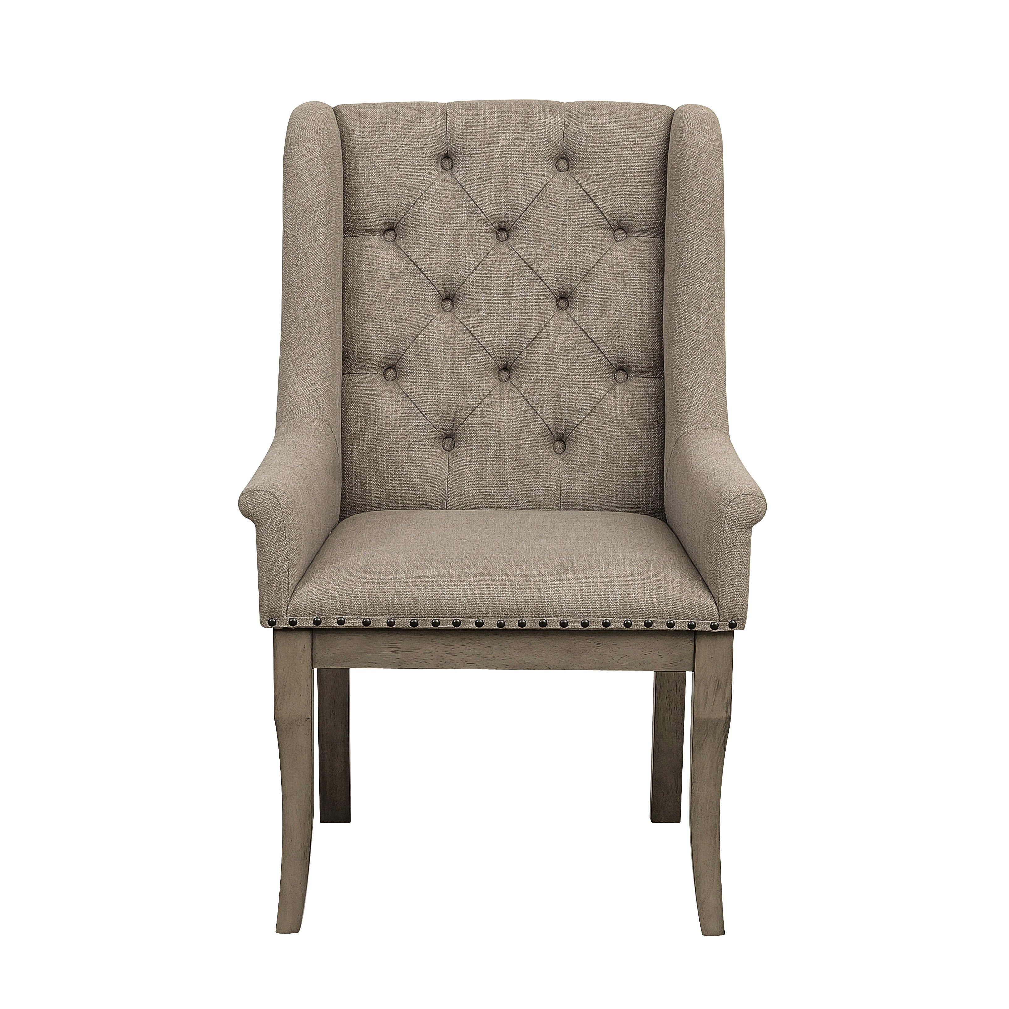 Vermillion Subtle Bisque Arm Chair, Set of 2 - 5442A - Bien Home Furniture & Electronics