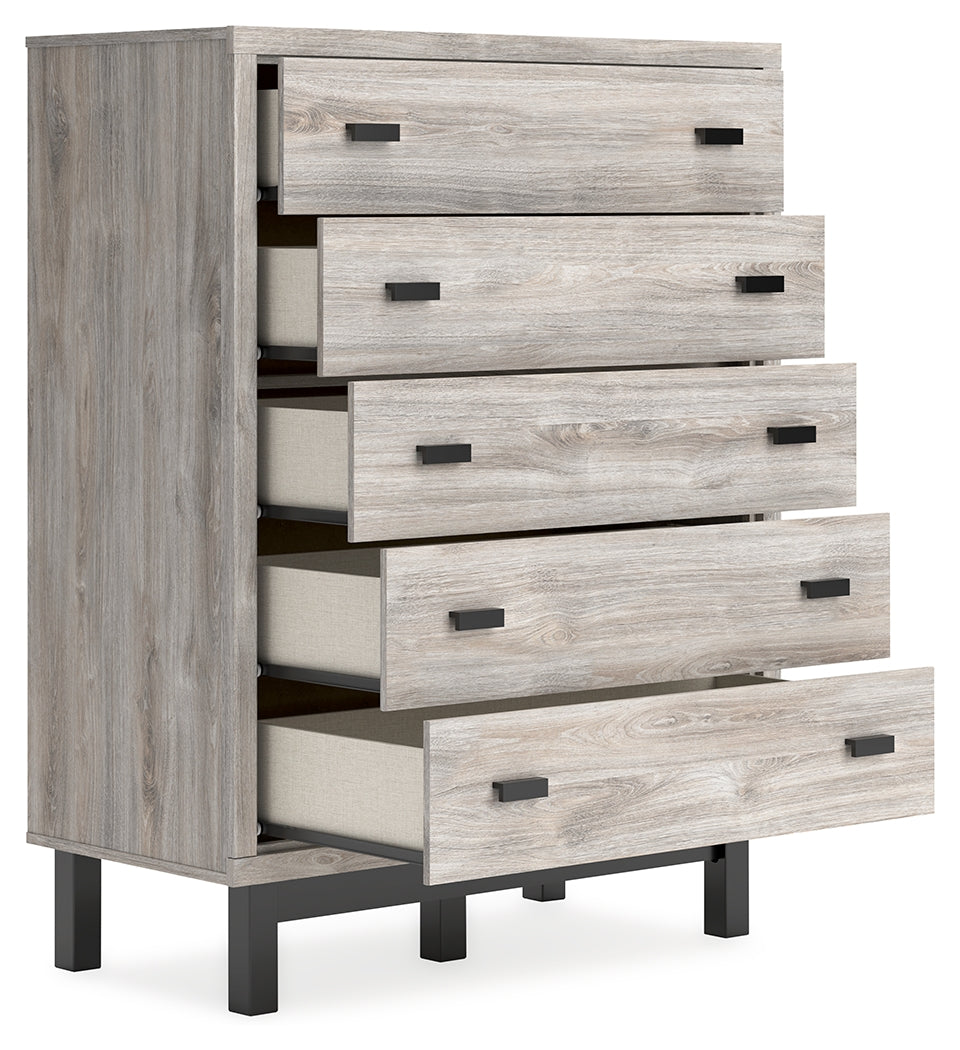 Vessalli Two-tone Chest of Drawers - B1036-345 - Bien Home Furniture & Electronics