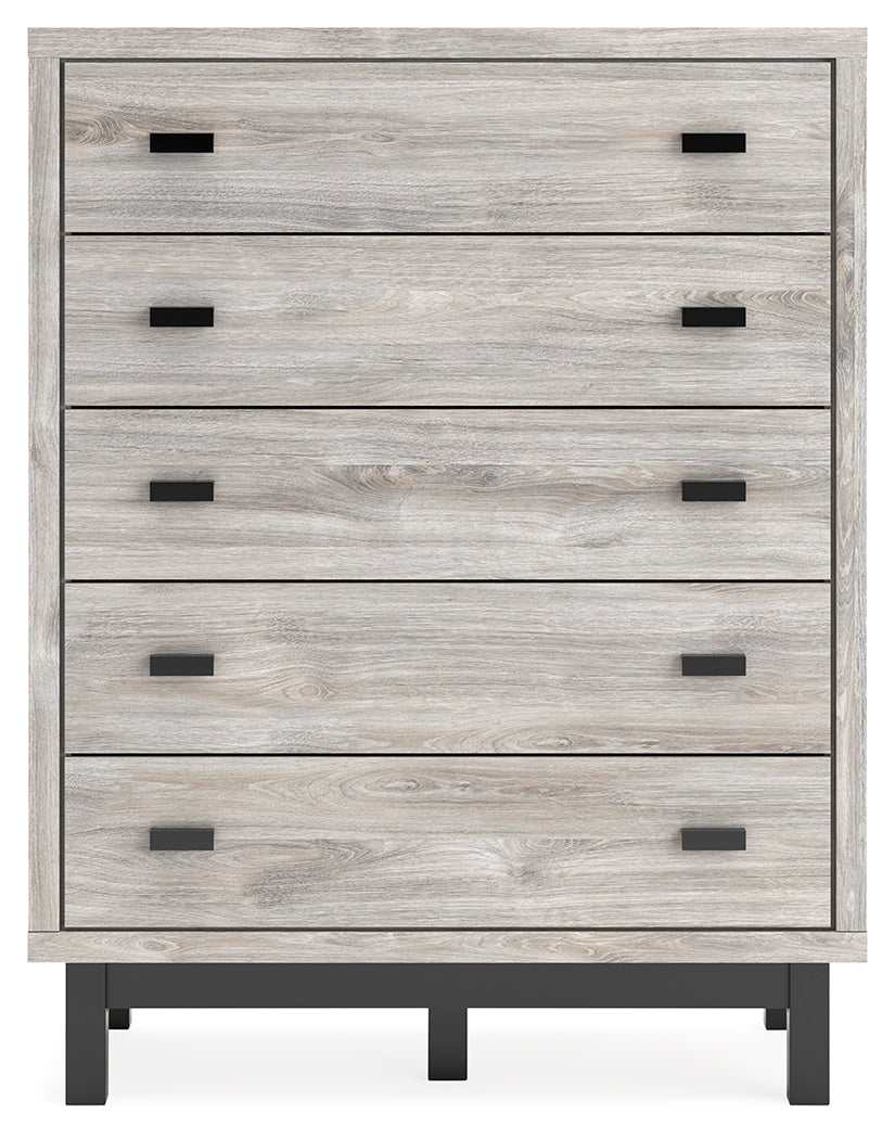 Vessalli Two-tone Chest of Drawers - B1036-345 - Bien Home Furniture & Electronics