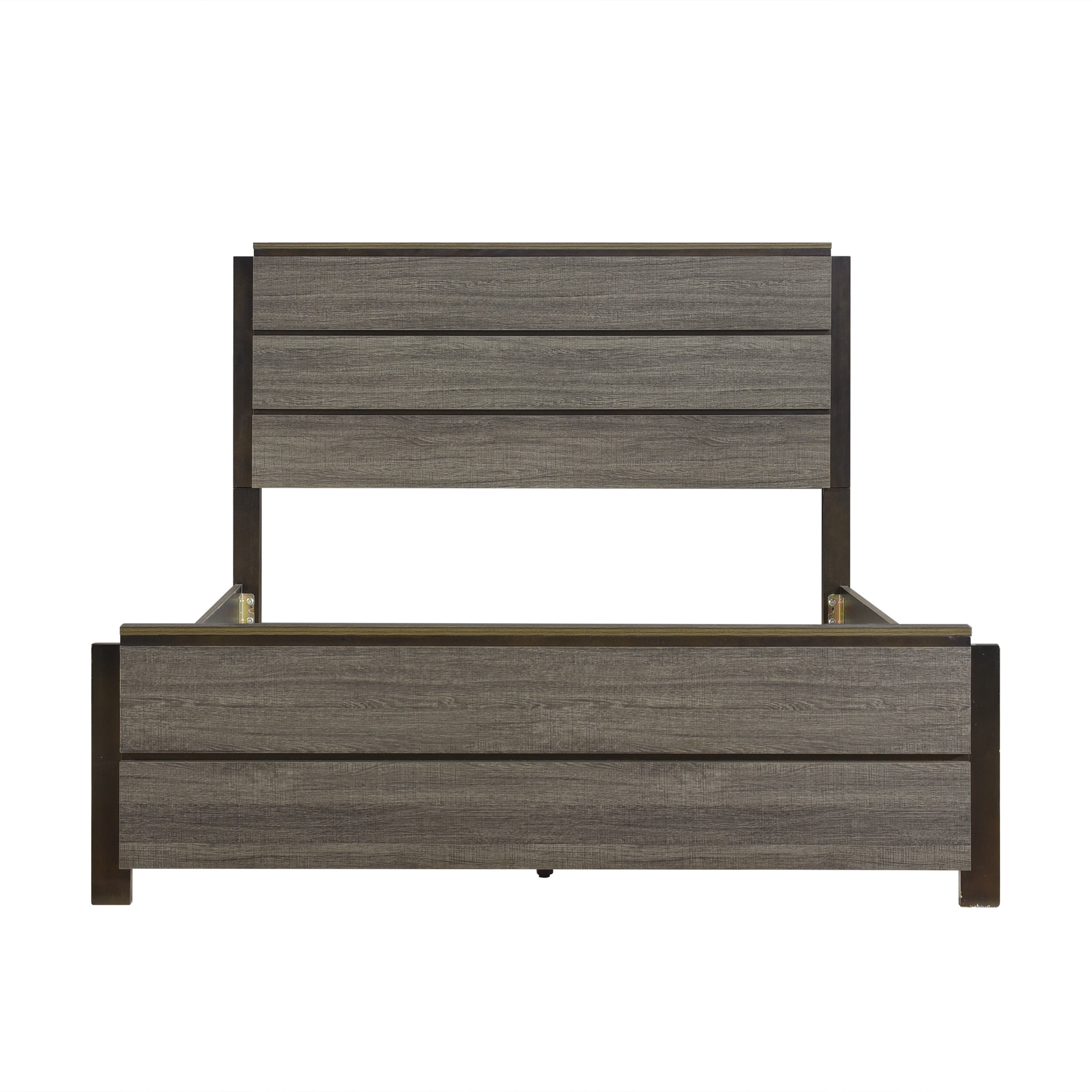 Vestavia Gray Queen Panel Bed - SET | 1936-1 | 1936-3 - Bien Home Furniture & Electronics